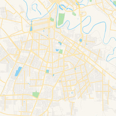 Empty vector map of Matamoros, Tamaulipas, Mexico
