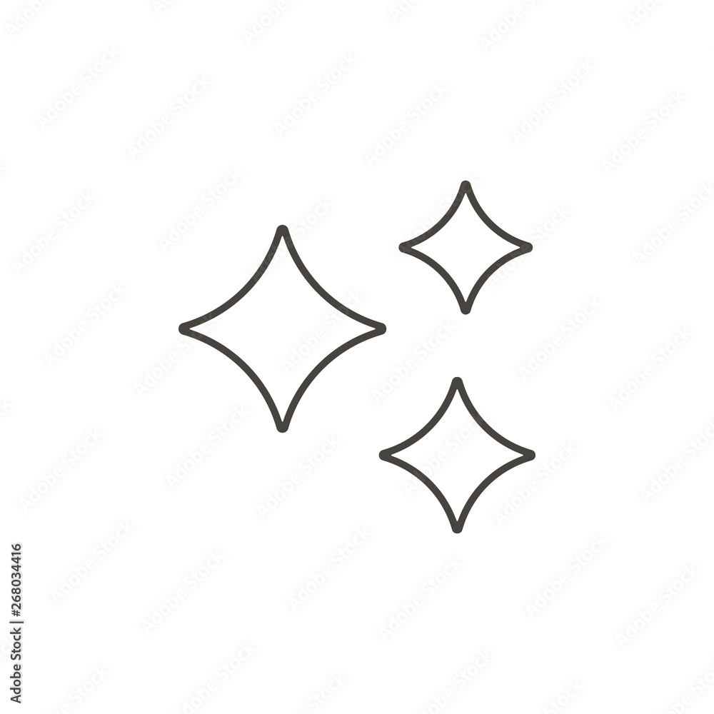 Aufkleber brilliance vector icon. simple element illustration from ui concept.