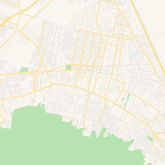 Empty vector map of Coacalco de Berriozábal, Mexico