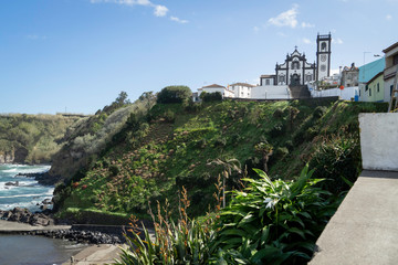 A beautiful landscape from the Sao Miguel island of Azores in Portugal 