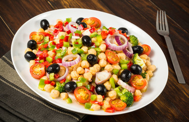 Ensalada de garbanzos