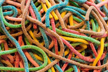 chewing candy. Multicolored sweets. Background Texture_2