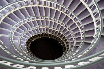 A caracole stairway