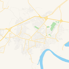 Empty vector map of Minatitlán, Veracruz, Mexico