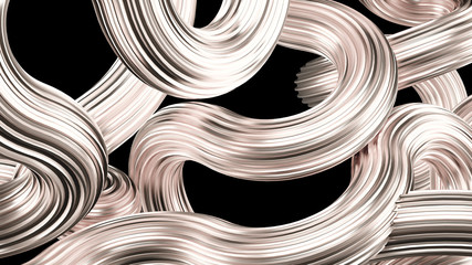 Beautiful silver background. 3d illustration, 3d rendering.