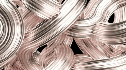 Beautiful silver background. 3d illustration, 3d rendering.
