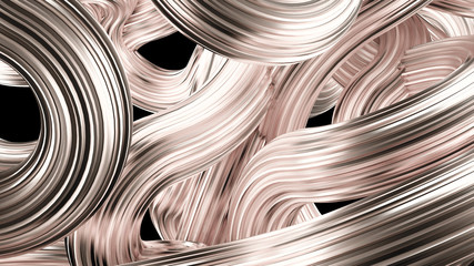 Beautiful silver background. 3d illustration, 3d rendering.