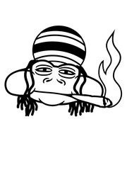 frosch kopf gesicht kiffer joint hanf weed stoned bekifft drogen rauchen raggae jamaika amphibie kröte comic cartoon clipart design lustig cool müde froschkönig prinz märchen liebe frühling tümpel