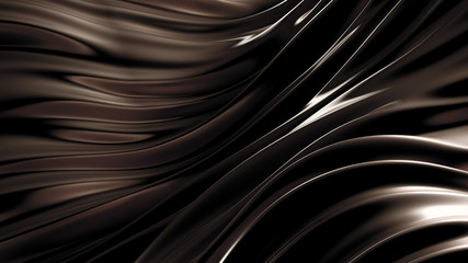 Fototapeta premium Beautiful luxury metallic background. 3d illustration, 3d rendering.