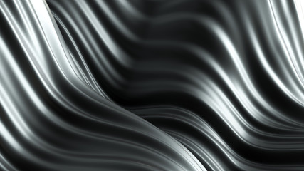 Beautiful luxury metallic background. 3d illustration, 3d rendering.