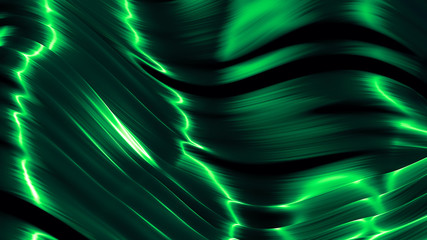 Beautiful green turquoise background. 3d illustration, 3d rendering.