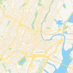Empty vector map of Newark, New Jersey, USA
