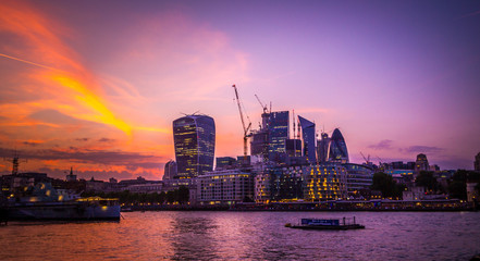 Naklejka premium London walkie talkie
