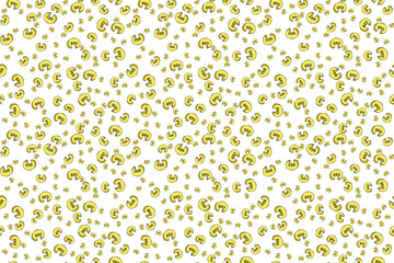 euro currency. Money fall seamless pattern. vector illustration.