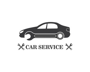 car service logo icon vector illustration