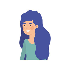 young woman avatar character