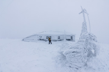  Ice house at meteorological station