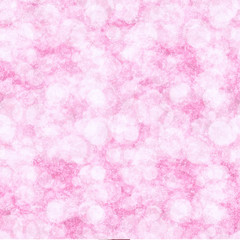 Stains and spatters seamless pattern with crimson bokeh. Random brush strokes imitation. Abstract background.