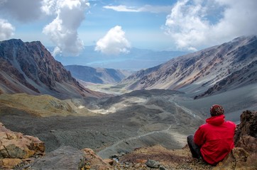 Fototapeta premium valle de cordillera