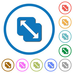 Merge shapes icons with shadows and outlines