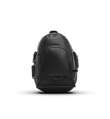 Black Backpacks isolated on White 3D Rendering