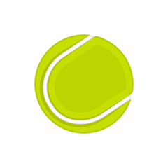 Isolated tennis ball on white background - Vector