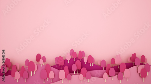 Download 73 Background Pink Forest HD Terbaik