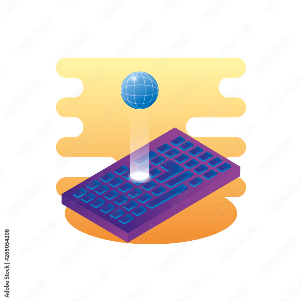 Poster sphere planet browser with keyboard
