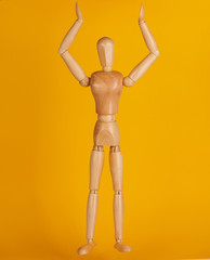 Wooden man toy