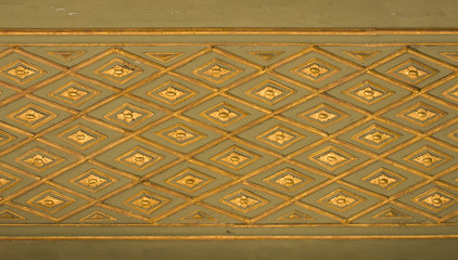 Ottoman Turkish  art with geometric patterns