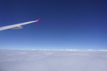 Fototapeta na wymiar 日本,機内からの眺め