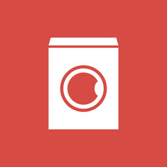 Washing machine icon vector