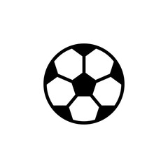 Fototapeta premium Soccer ball icon vector