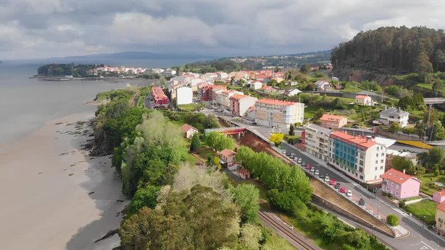 Insua on the Bentazo river delta near A Coru&ntilde;a