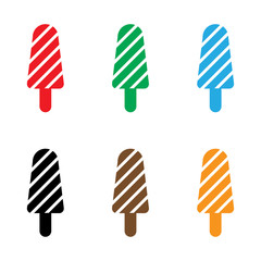 Obraz premium ice cream icon vector