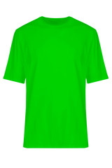 green t-shirt