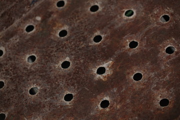 Rusty  texture metal old plate.