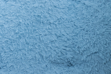 Beautiful sparkling artificial blue fur texture