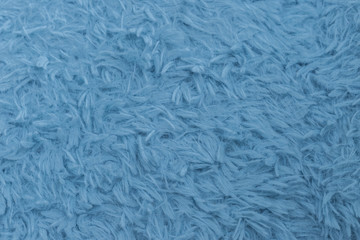 Beautiful sparkling artificial blue fur texture