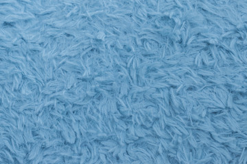 Beautiful sparkling artificial blue fur texture
