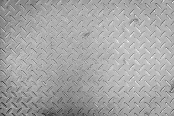 Old dirty metal plate