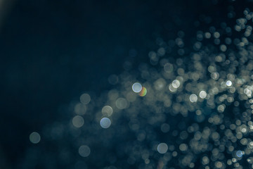 Vintage blur bokeh defocused on black