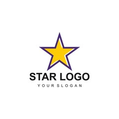 STAR LOGO TEMPLATE DESIGN VECTOR