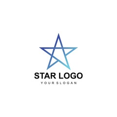 STAR LOGO TEMPLATE DESIGN VECTOR