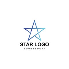 STAR LOGO TEMPLATE DESIGN VECTOR