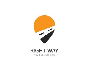 Location point Logo vector