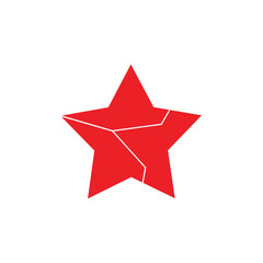 star geometric simple colorful logo vector