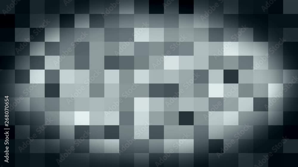 Poster animated pixelated loop art background 3d animation