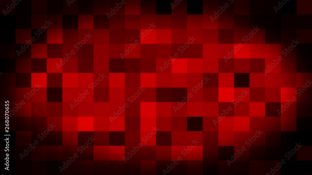 Poster animated pixelated loop art background 3d animation