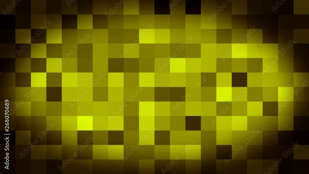 Poster animated pixelated loop art background 3d animation